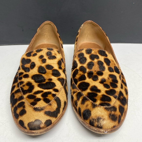 Madewell Animal Print Fur Loafer Shoes Size 6 - Picture 5 of 17